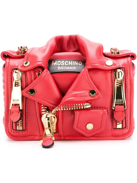 Moschino biker crossbody bag