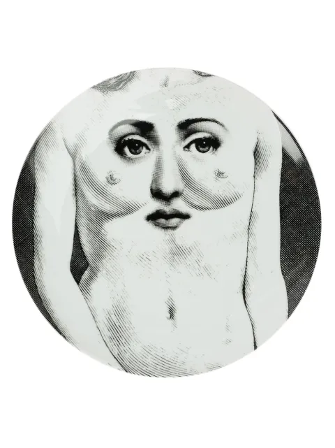 Fornasetti face and chest print plate