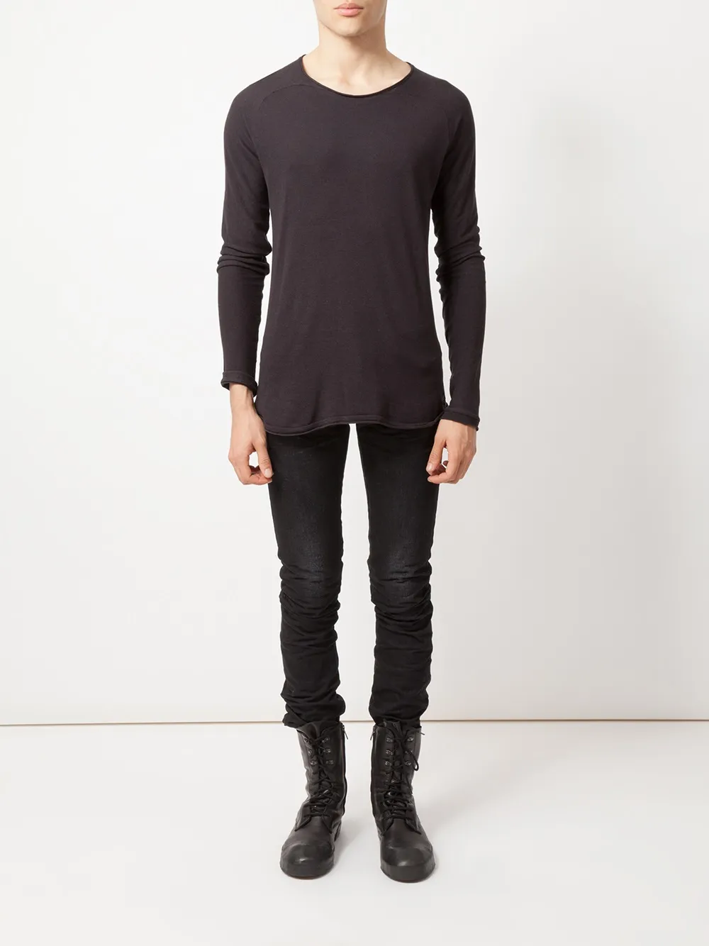 Leclaireur long sleeved T-shirt - Zwart