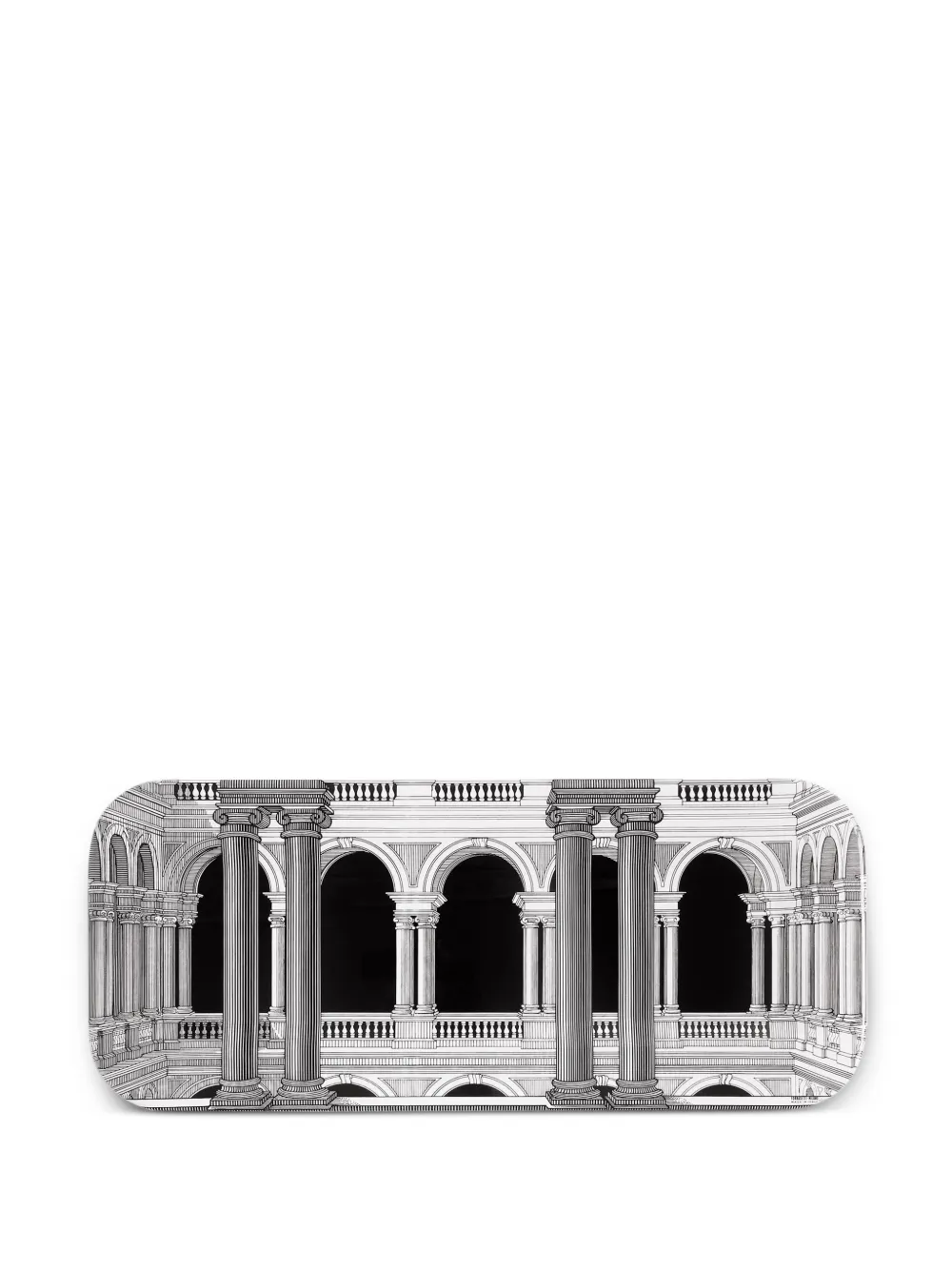 Fornasetti Brera tray | Black | Image 1