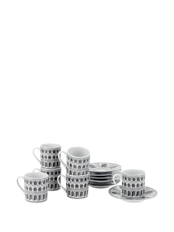 Fornasetti コーヒーカップ 6個セット | ホワイト | FARFETCH JP