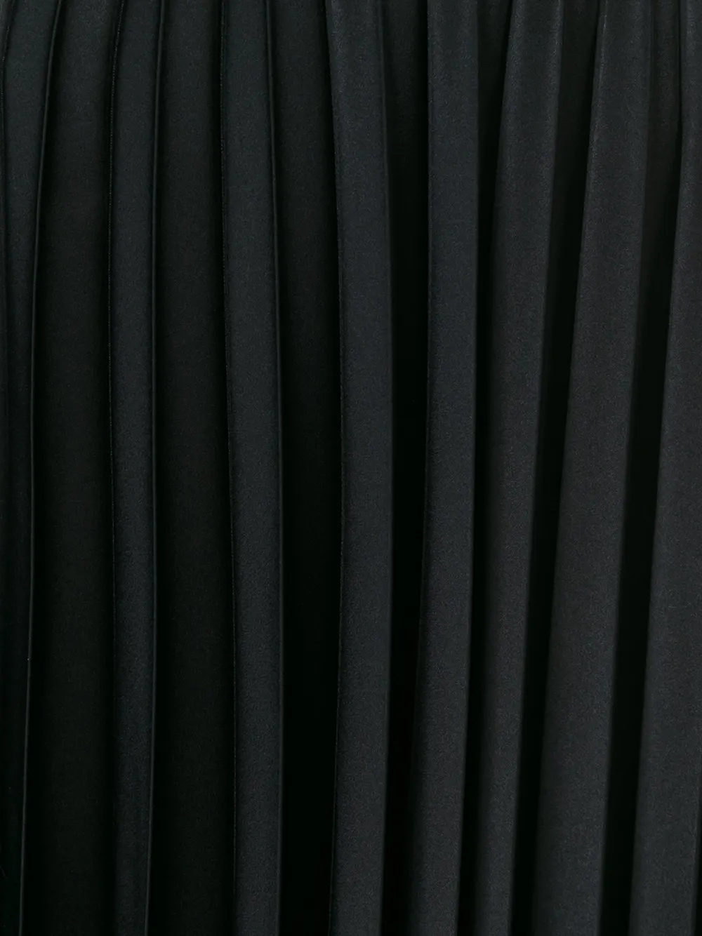 Noir Kei Ninomiya sheer pleated skirt Zwart