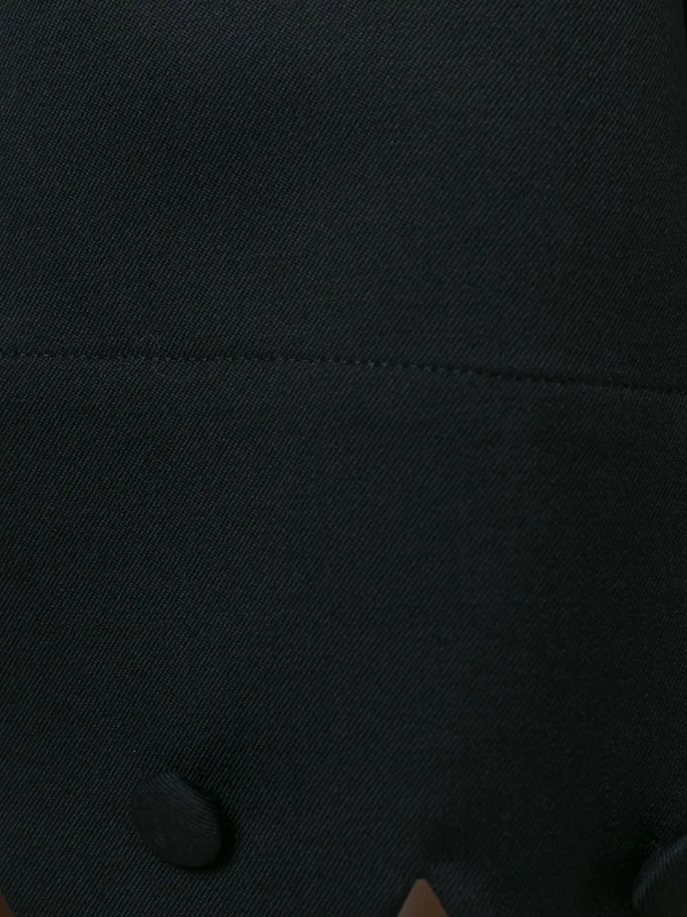 Comme Des Garcons Girl Scalloped Skirt In Black