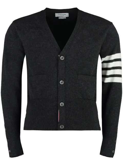 Thom Browne 4-Bar Classic V-neck cardigan