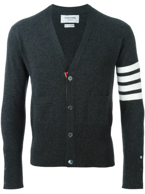 Thom Browne 4-Bar Cashmere Cardigan