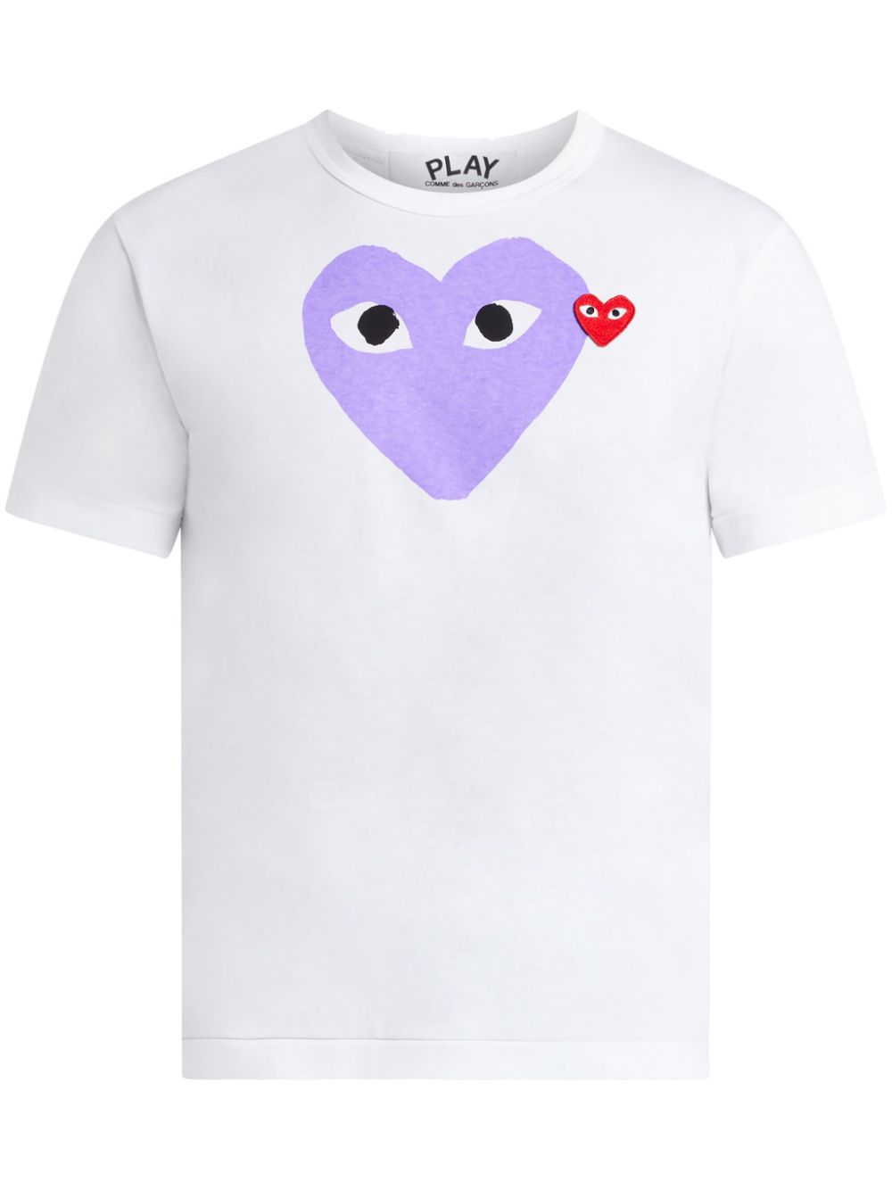 Comme Des Garçons Play heart-print cotton T-shirt - White