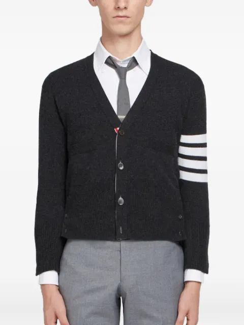 Thom Browne 4-Bar Stripe cashmere cardigan