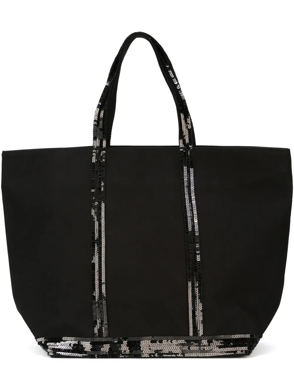 Vanessa Bruno sequin trim shopping tote | negro | Image 1