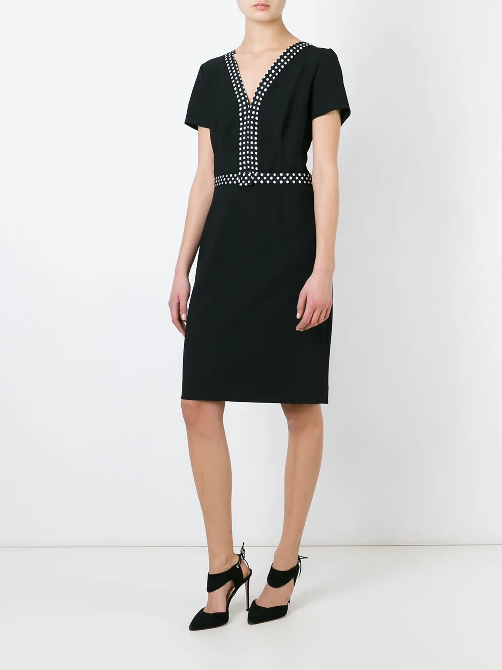 DVF Diane von Furstenberg 'Maisie' dress - Zwart