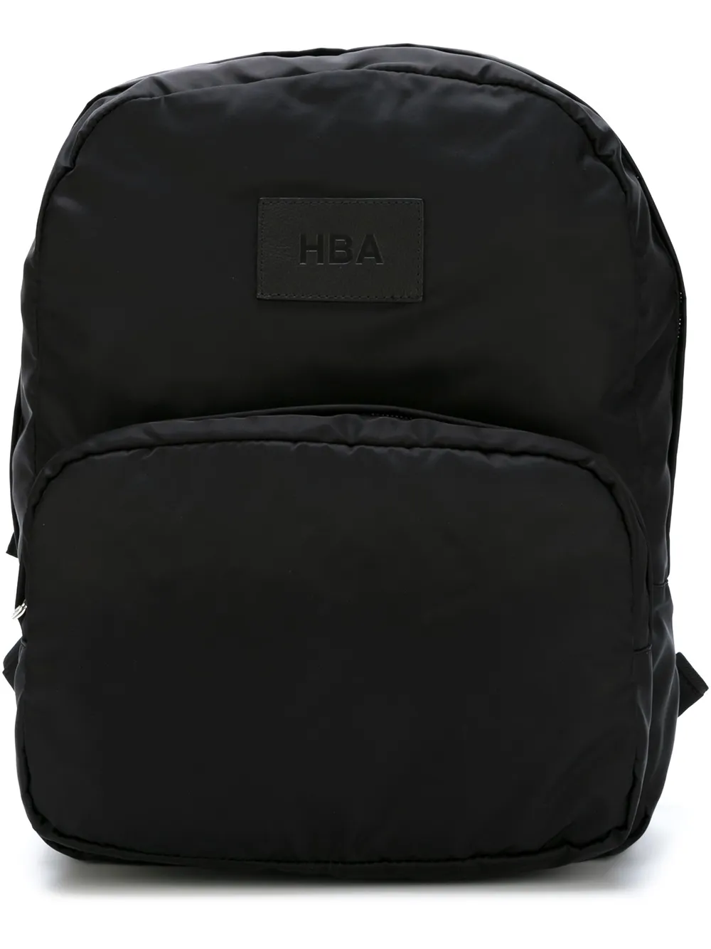 Hood By Air logo patch backpack | Black | Image 1