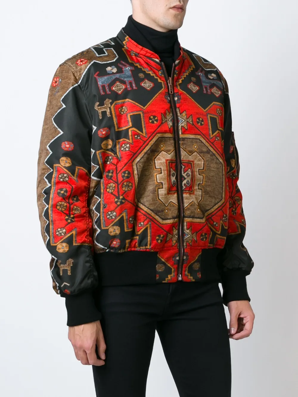 Givenchy Persian Print Bomber Jacket In Multi