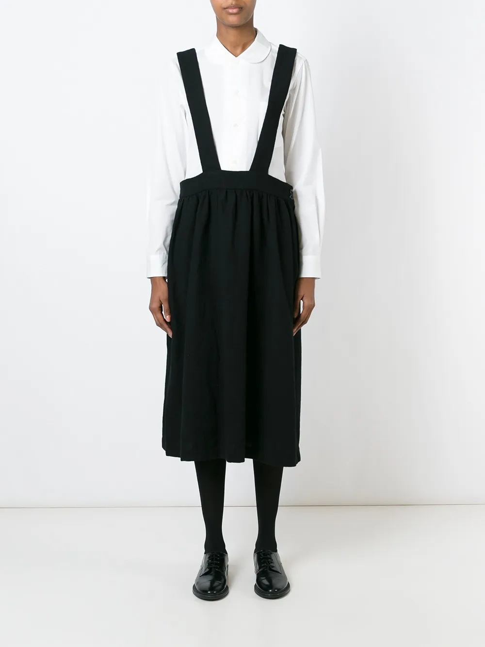 Comme Des Garçons Girl Peter Pan collar oversized shirt - Wit