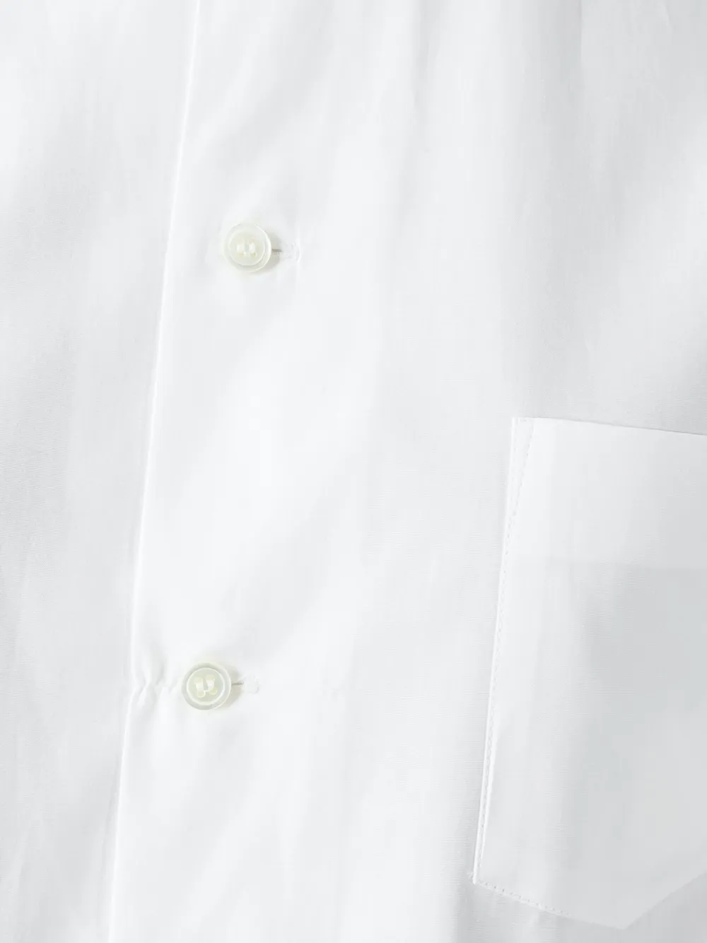 Comme Des Garçons Girl Peter Pan collar oversized shirt Wit