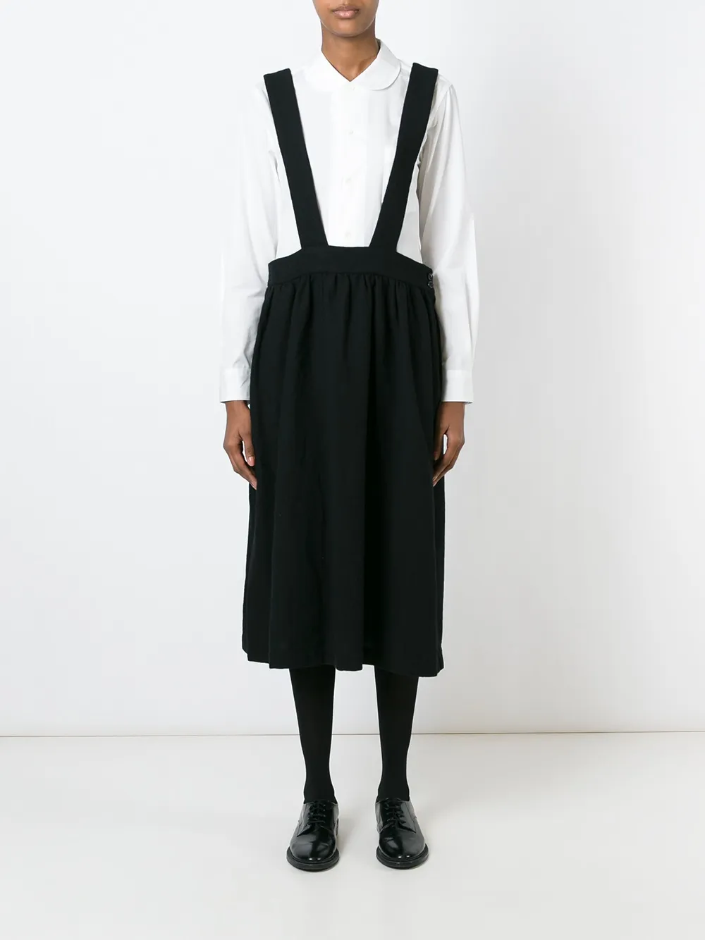 Comme Des Garçons Girl pinafore skirt - Zwart