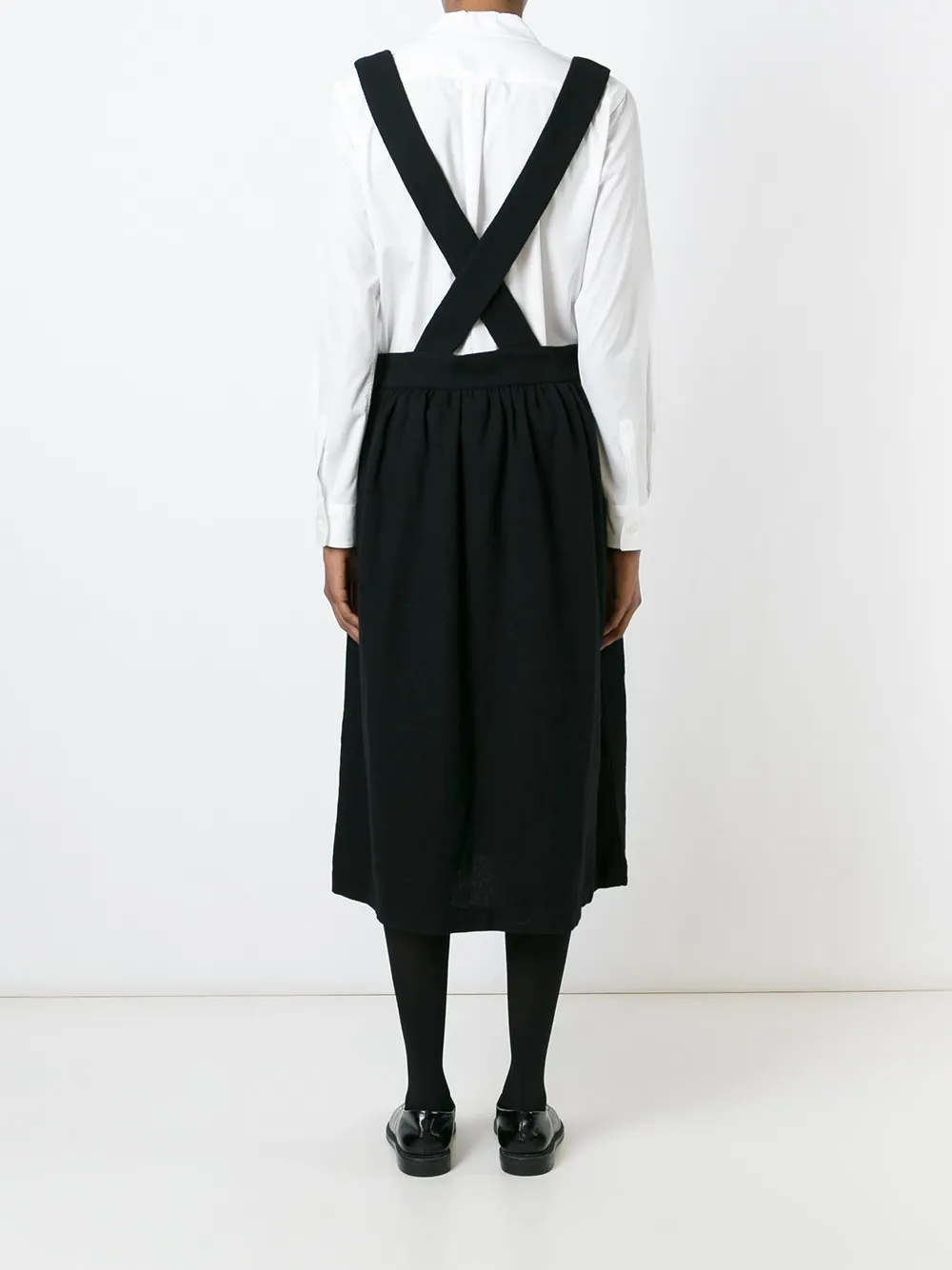 Comme Des Garcons Girl Pinafore Skirt In Black