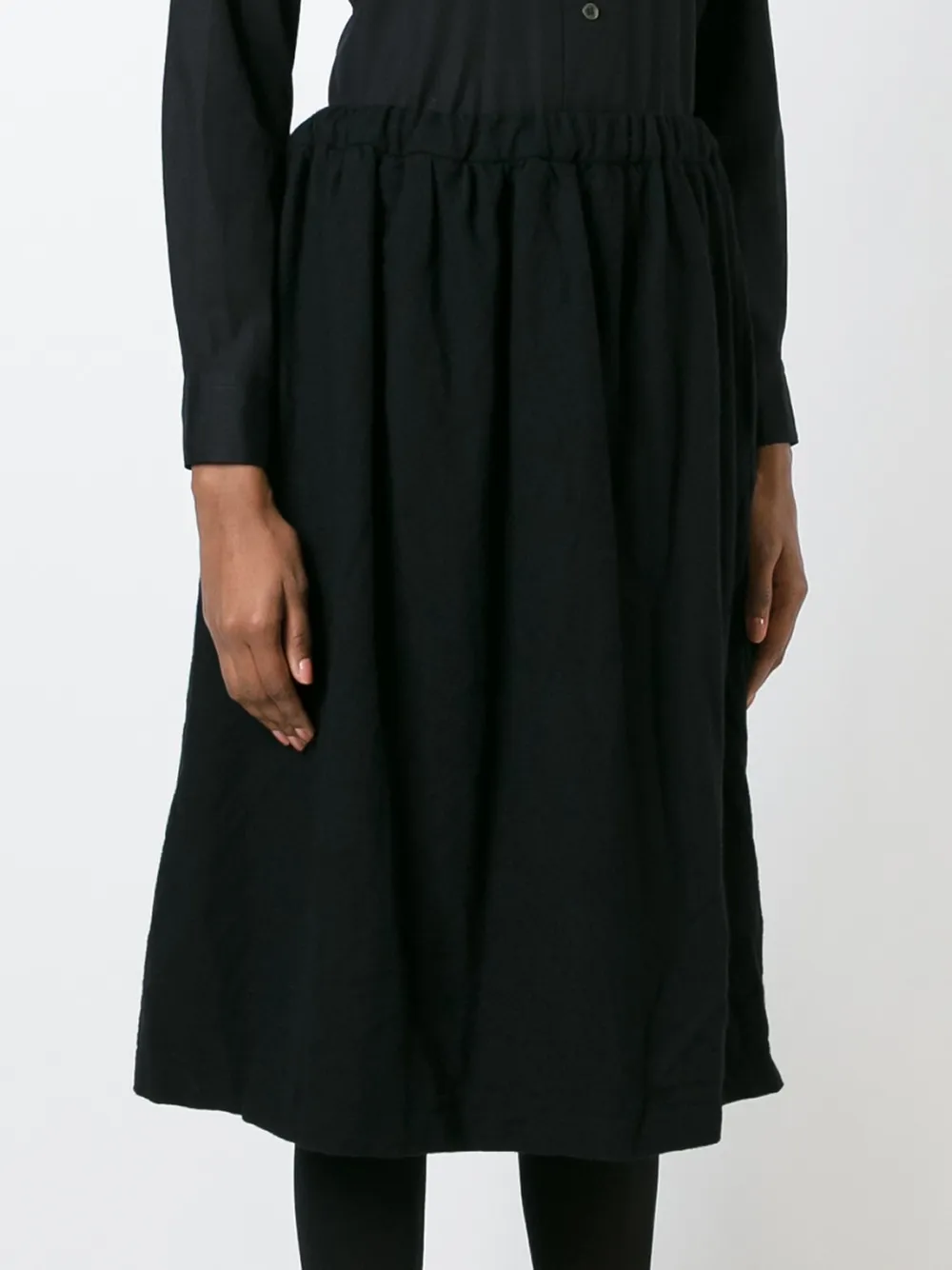 Comme Des Garçons Girl pleated skirt Zwart