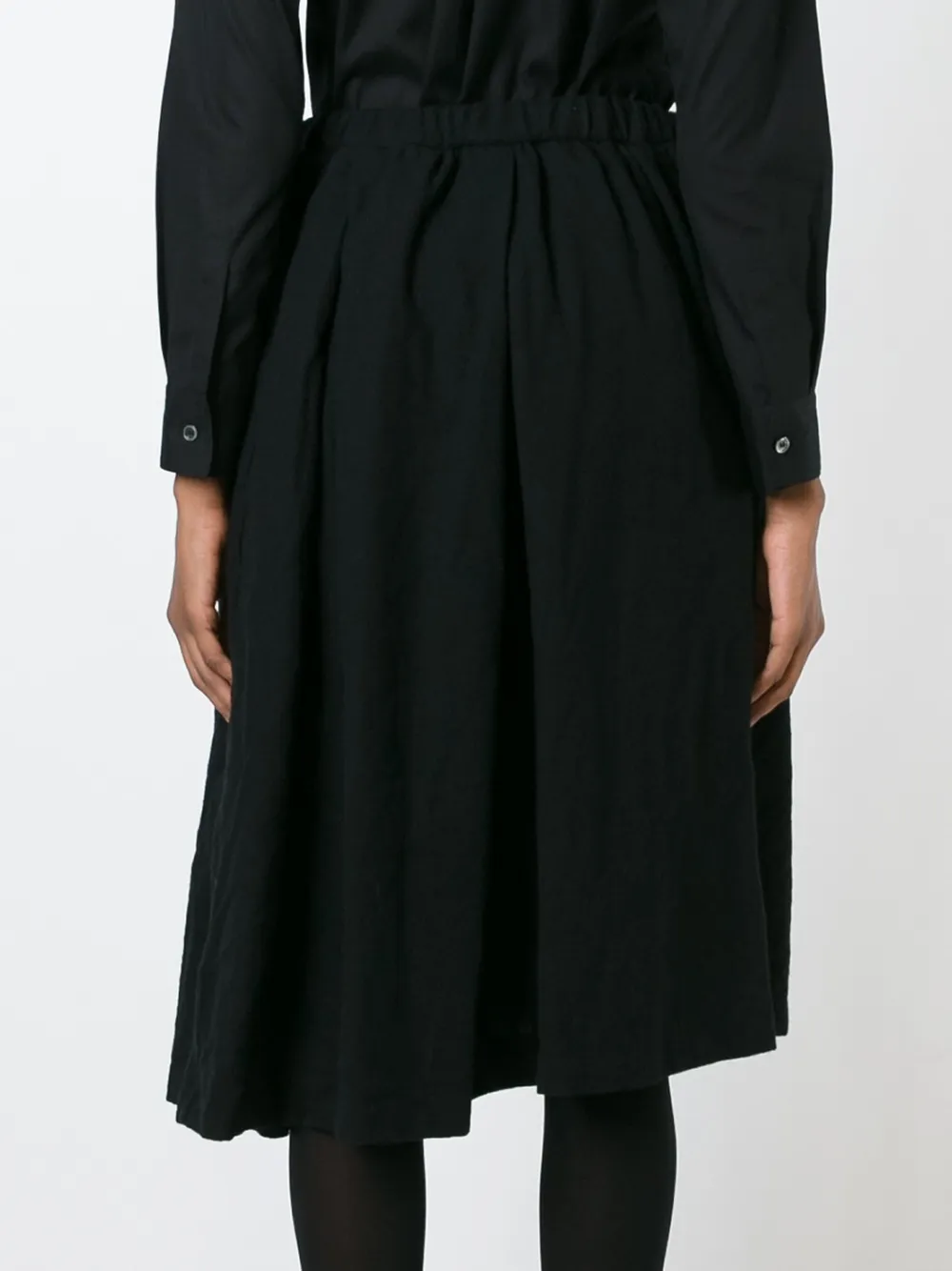 Comme Des Garçons Girl pleated skirt Zwart