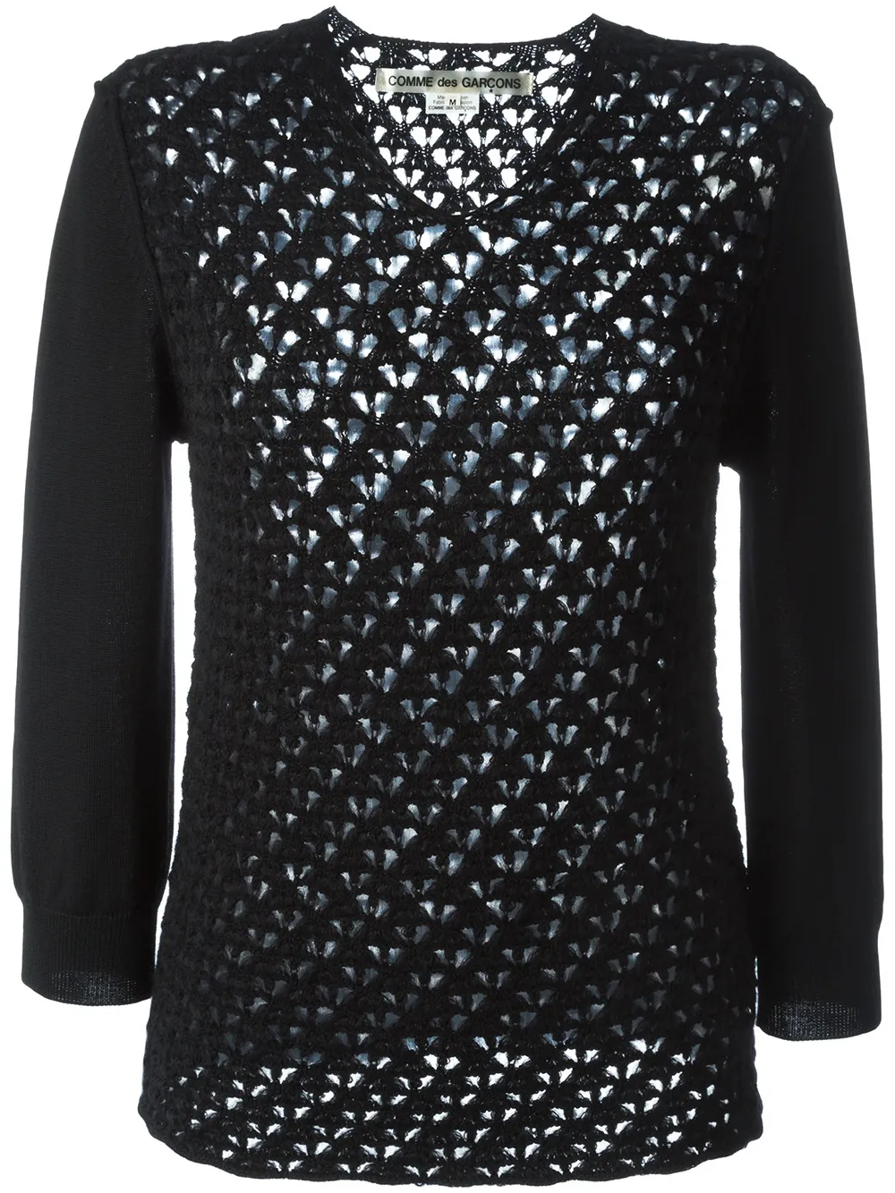 Comme Des Garçons loose knit sweater | Black | Image 1