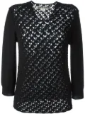 Comme Des Garçons loose knit sweater - Black