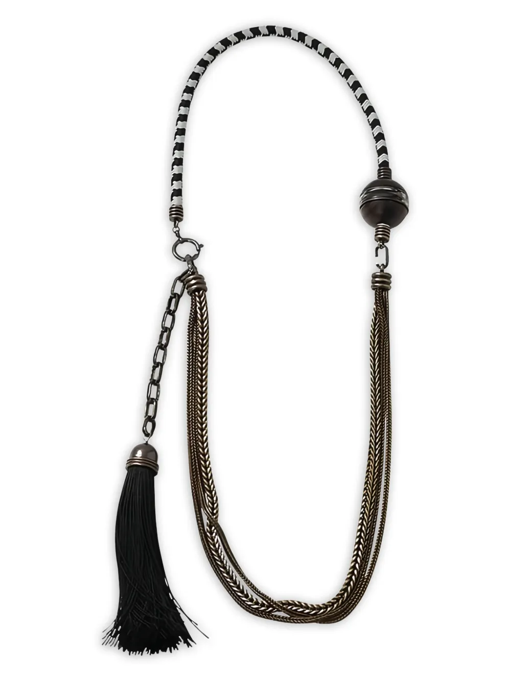Lanvin 'Vita' long necklace - Nero