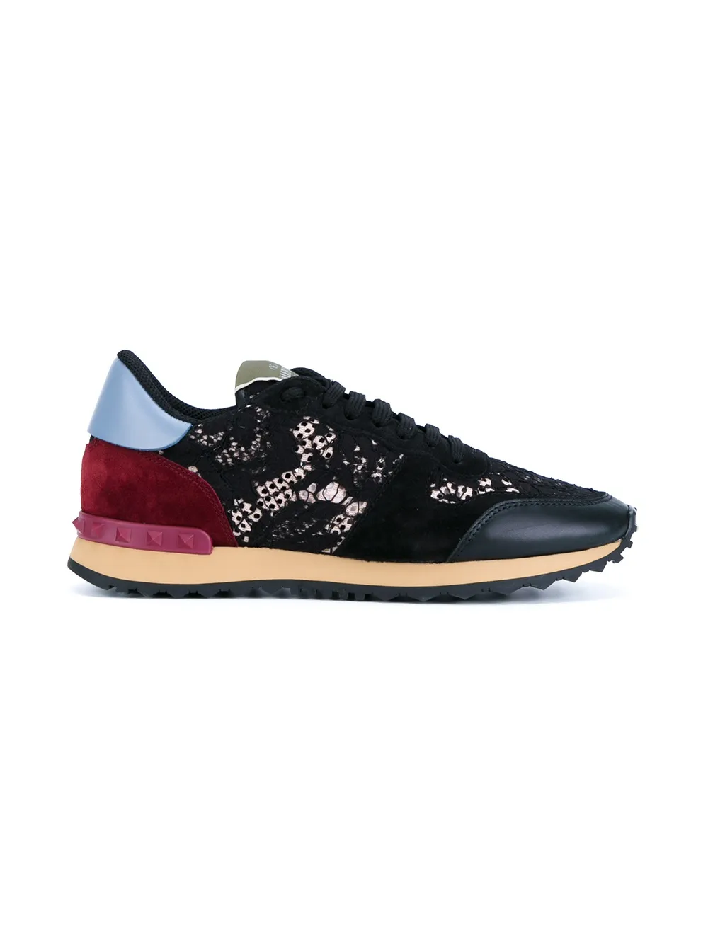 Valentino Garavani Rockrunner lace sneakers Black