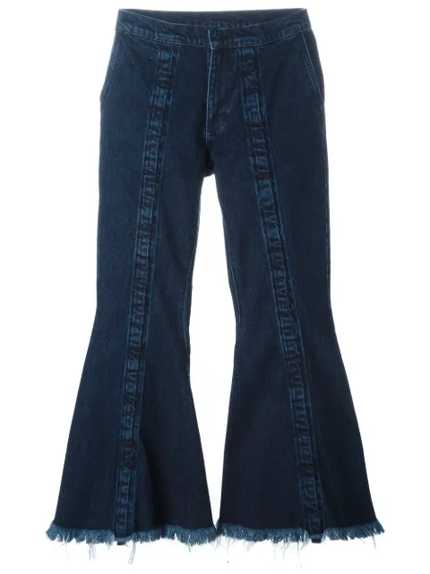 Marques'Almeida jeans bootcut con bordes deshilachados