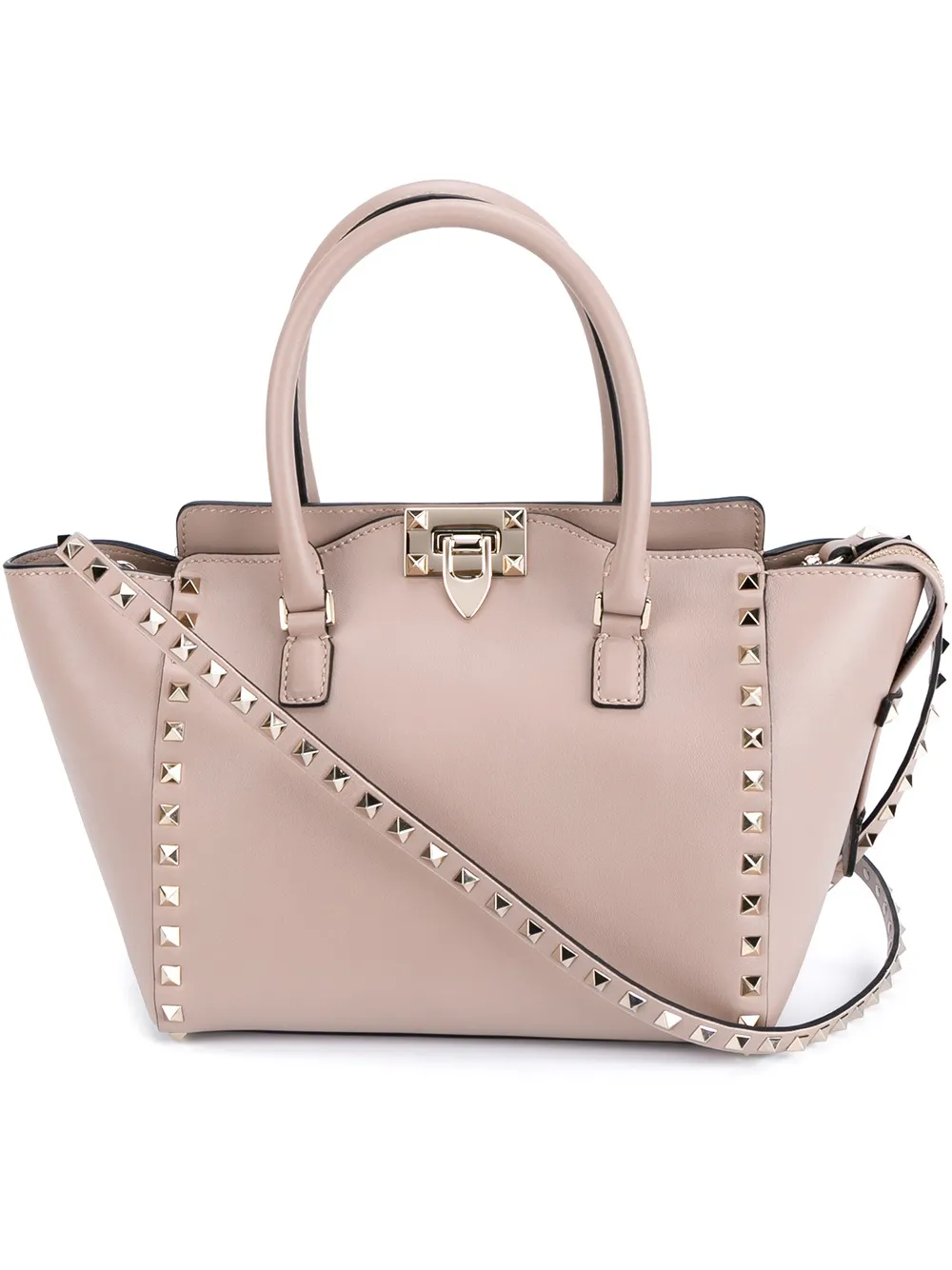 Valentino small 'Rockstud' trapeze tote