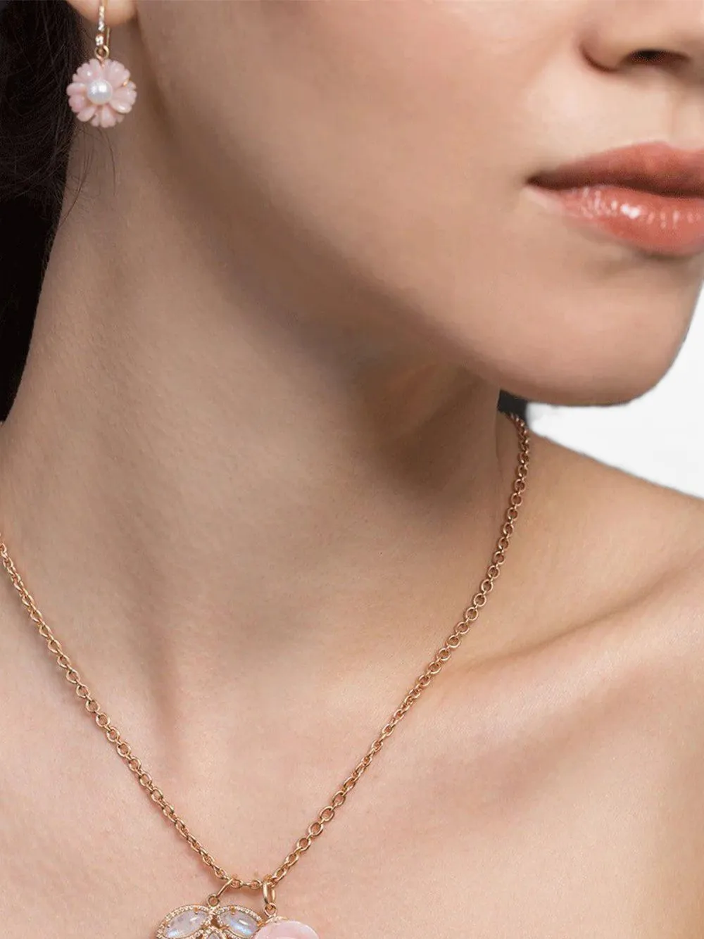 Irene Neuwirth Oval Link-chain Necklace in Yellow, view 2