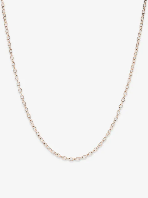 Irene Neuwirth 18kt gold oval link chain necklace