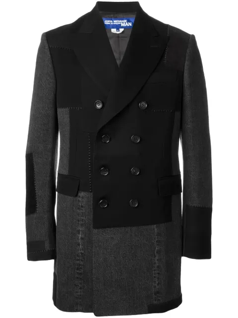 Junya Watanabe MAN panelled double breasted coat