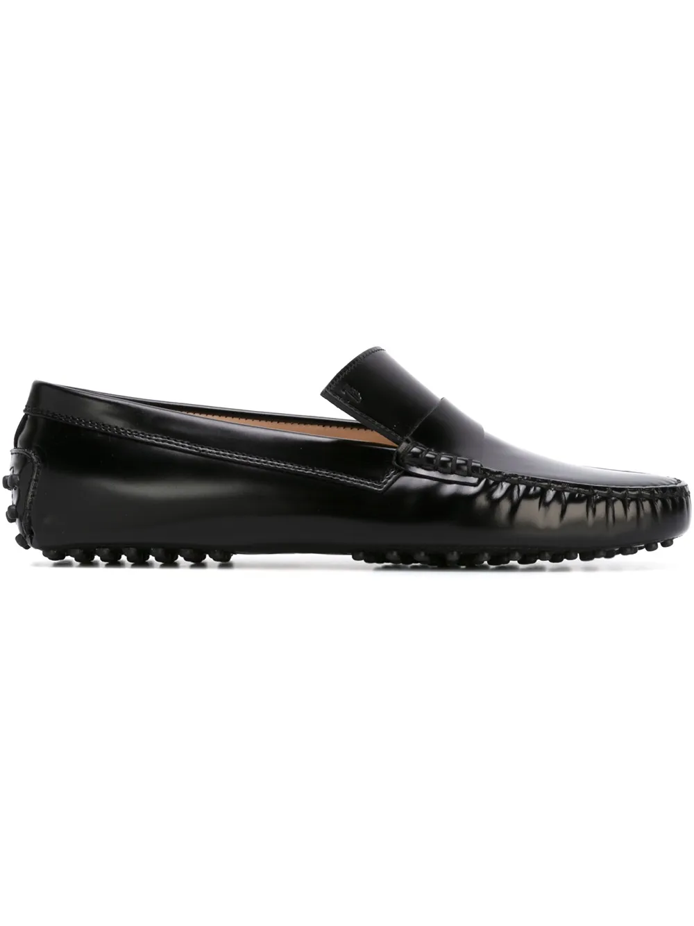 Tod's asymmetric tong driving shoes | Black | Image 1