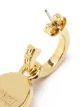 Versace Greca and Medusa drop earrings