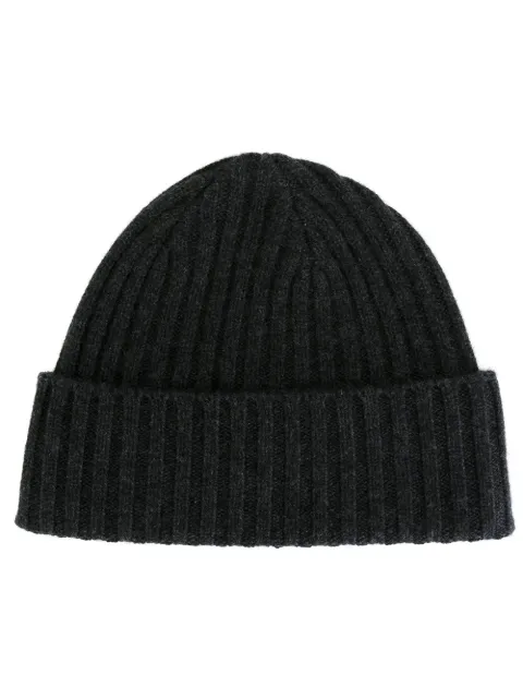 N.Peal ribbed beanie 
