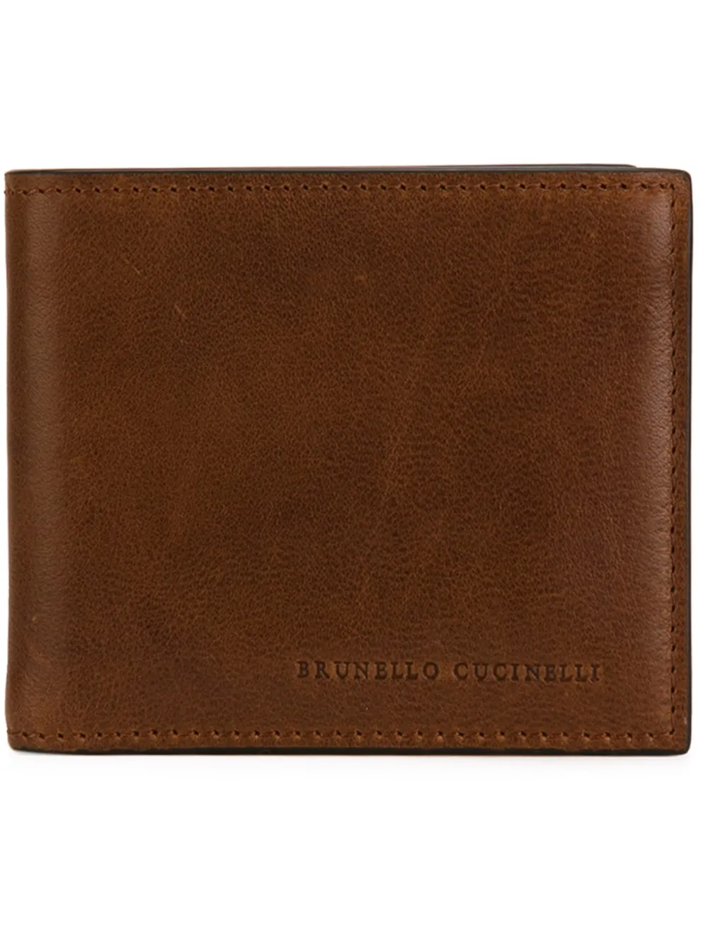 Brunello Cucinelli classic billfold wallet - Marrone