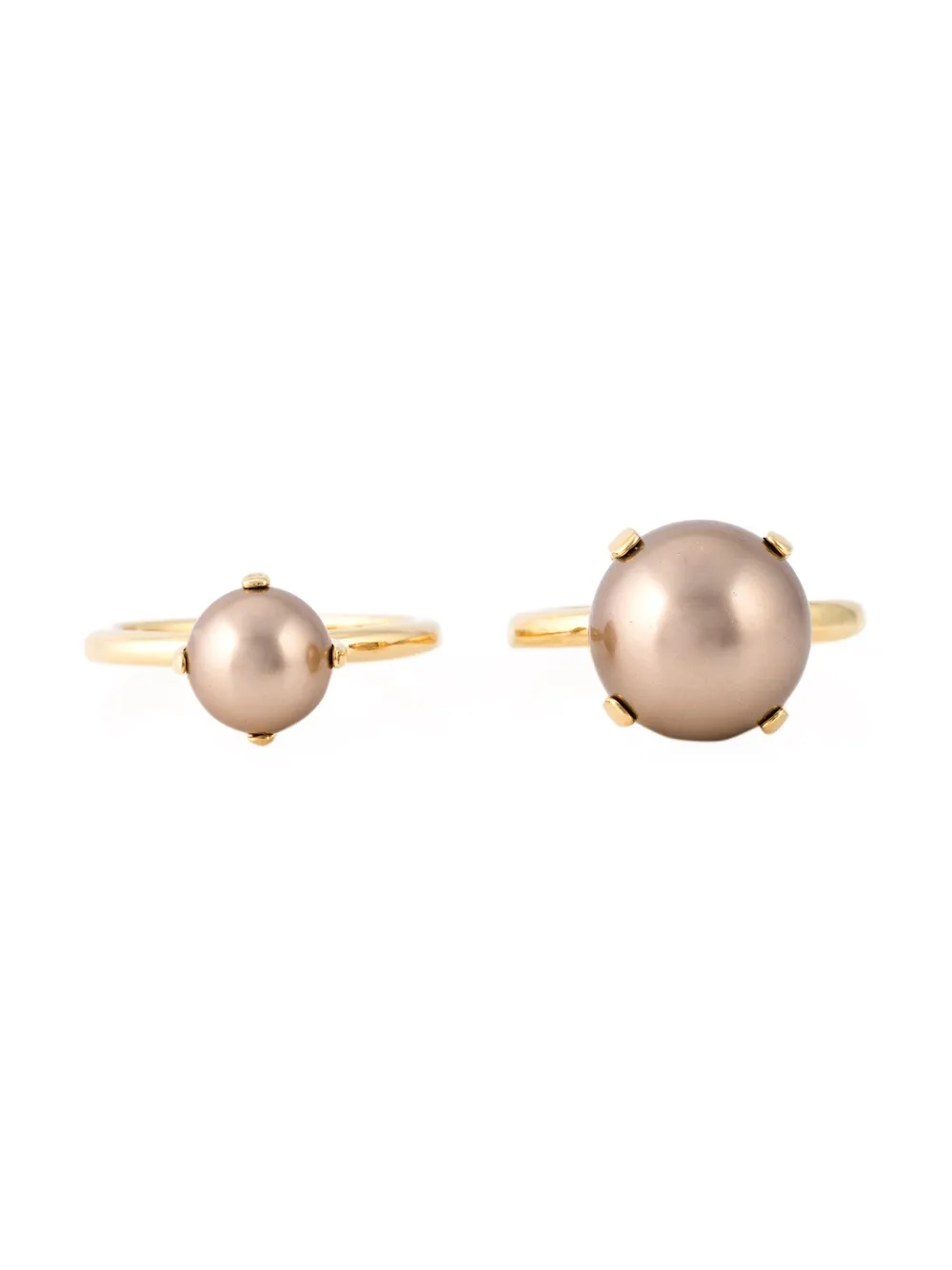 Wouters & Hendrix 'Holiday' set of rings | Metallic | Image 1