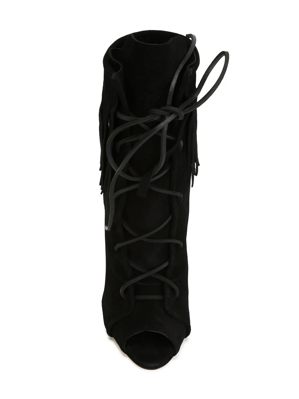 Giuseppe Zanotti fringed boots Zwart