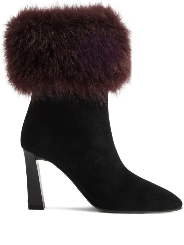 Giuseppe Zanotti フリンジ レースアップブーツ | ブラック | FARFETCH JP
