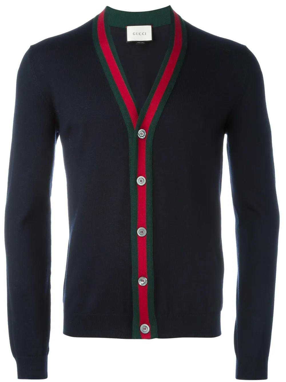 Gucci v-neck cardigan Blauw