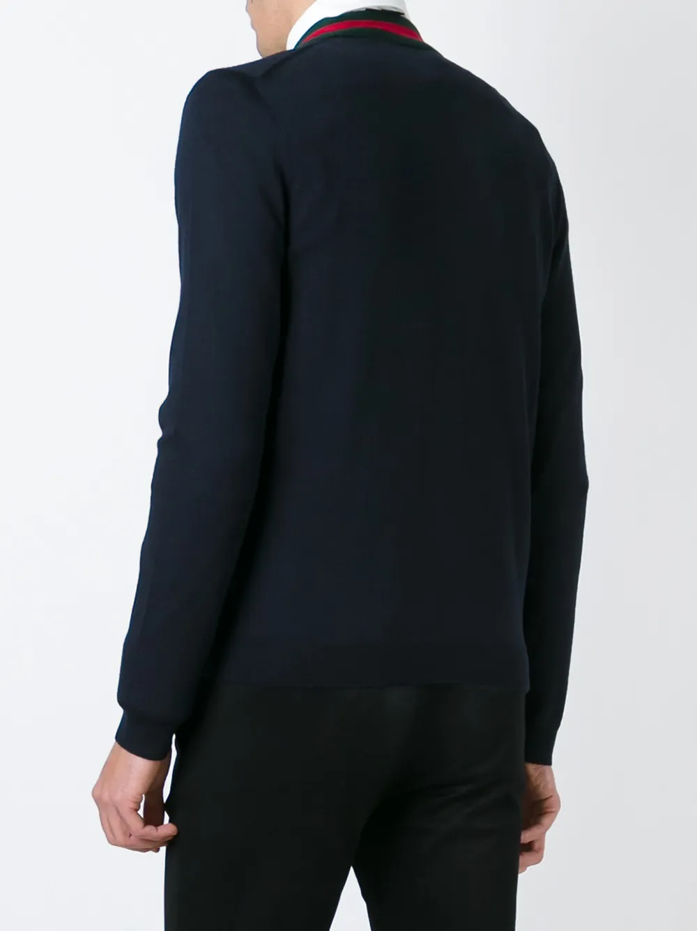 Gucci v-neck cardigan Blauw