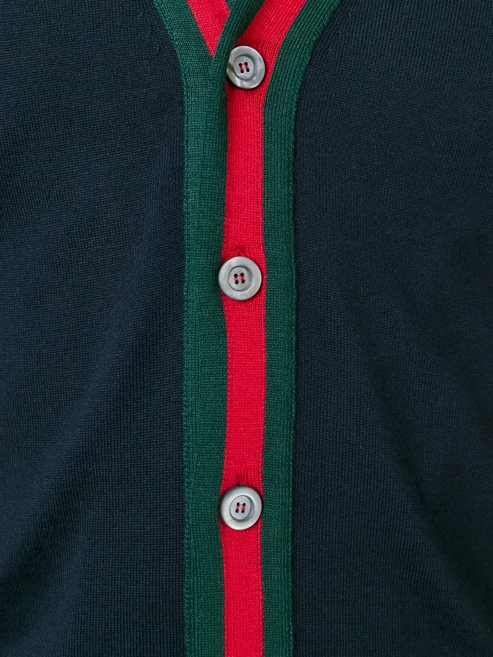 Gucci v-neck cardigan Blauw