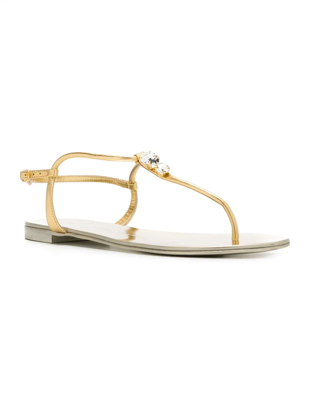 Giuseppe Zanotti thong strap sandals Metallic