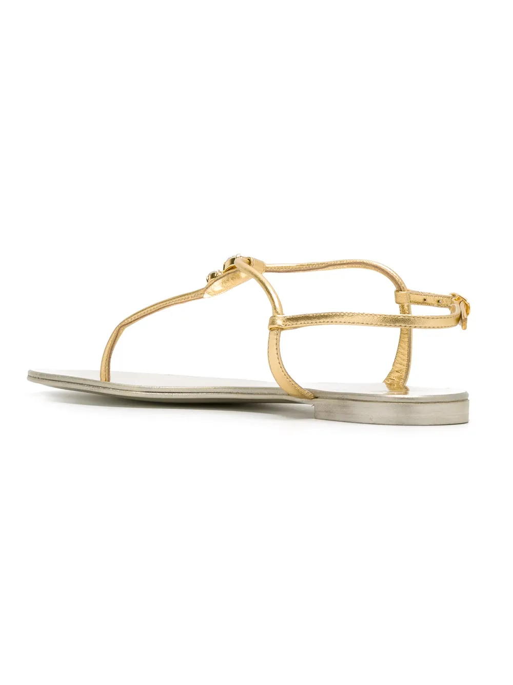 Giuseppe Zanotti thong strap sandals Metallic