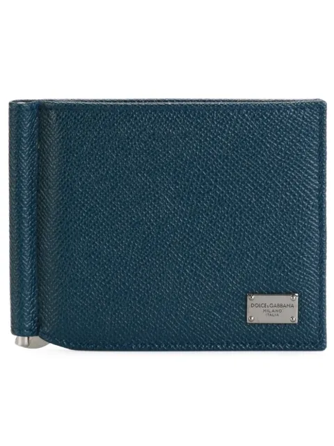 dolce and gabbana blue wallet