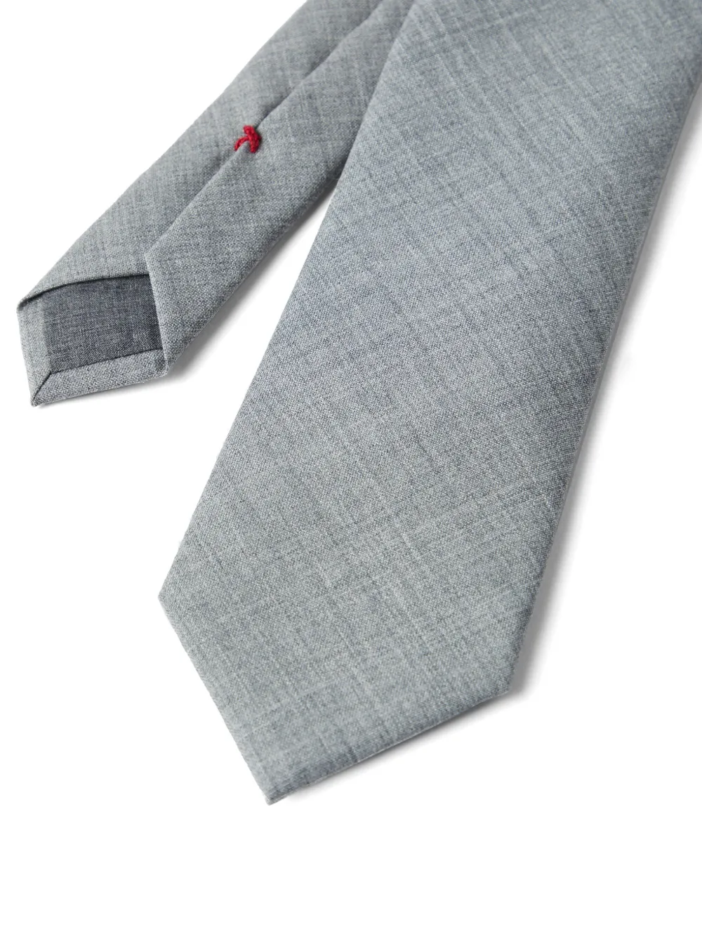 Brunello Cucinelli Textured Tie In Grey