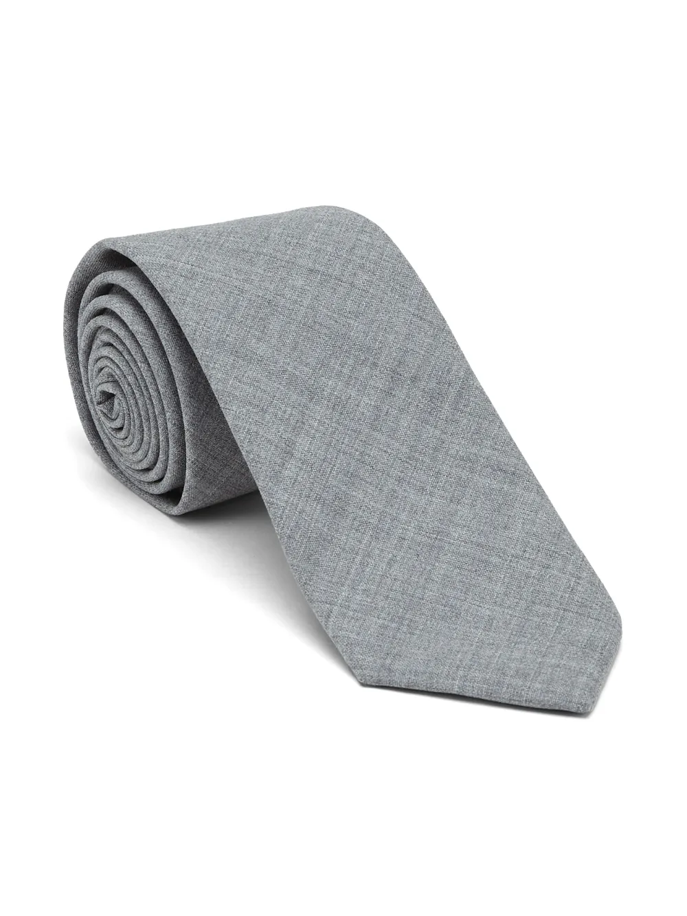 Brunello Cucinelli Textured Tie In Grey