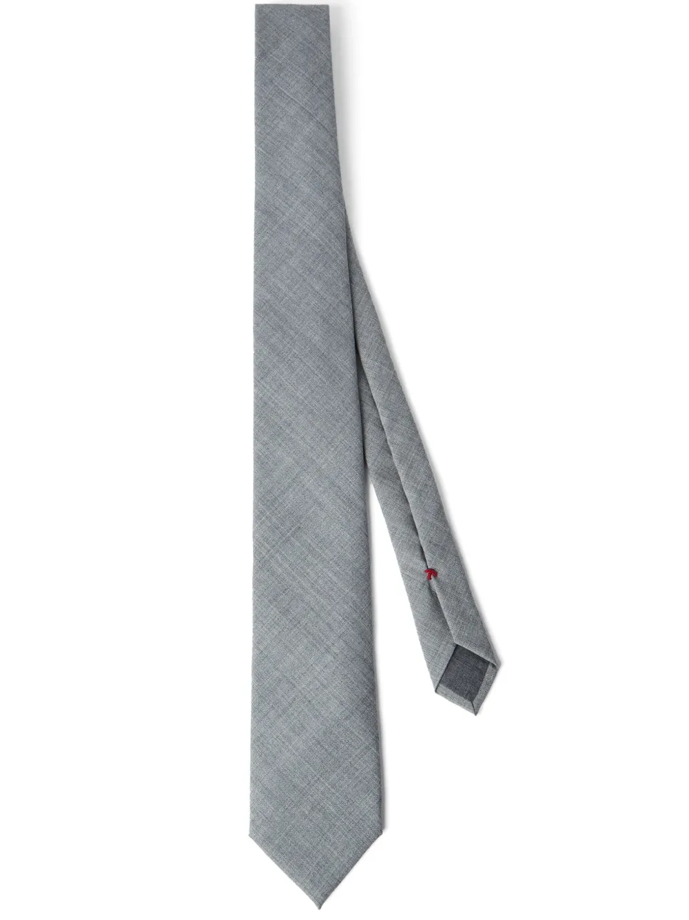 Brunello Cucinelli Textured Tie In Grey