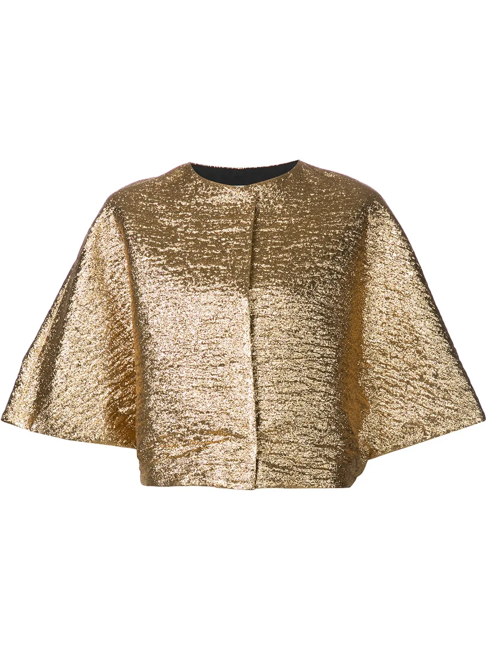 Lanvin wide sleeve metallic top - Effetto metallizzato