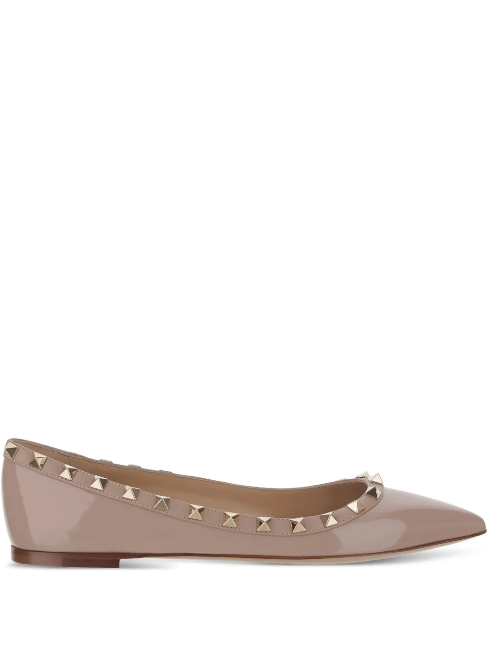 Valentino Garavani Ballerine con decorazioni Rockstud | rosa | Image 1