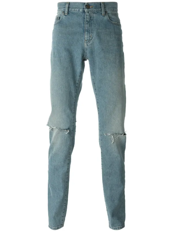 saint laurent blue jeans