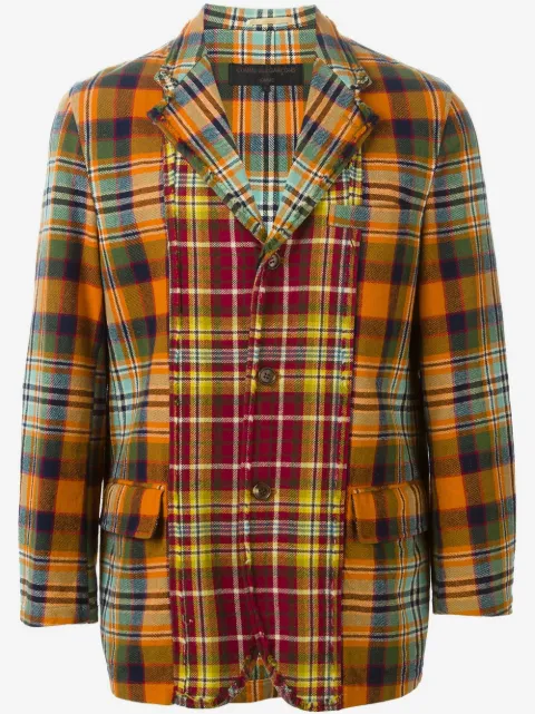 Comme Des Garçons Pre-Owned tartan blazer